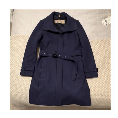 ジャケット・アウター Burberry Trench Coat Wool&Cashmere Navy 81AA557A-59C1-4439-ACFF-