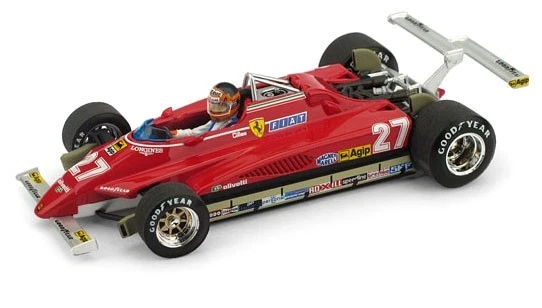 Brumm R272CH 1:43 Ferrari 126C2 Long Beach GP 1982 #27 Diecast-image