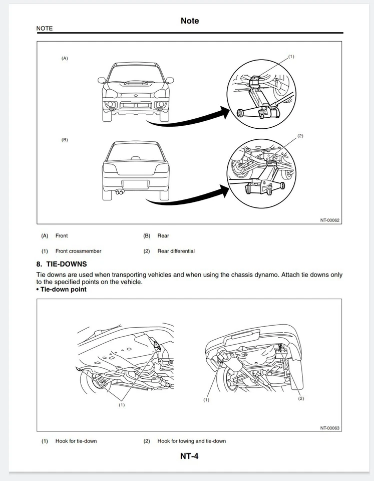 Manuale Officina Subaru Impreza Service Manual PDF USB Istruzioni 04/06 - Immagine 4 di 4