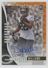 2019 Absolute Rookie Orange Mosaic Signatures 49/75 Dexter Williams Auto 0c6