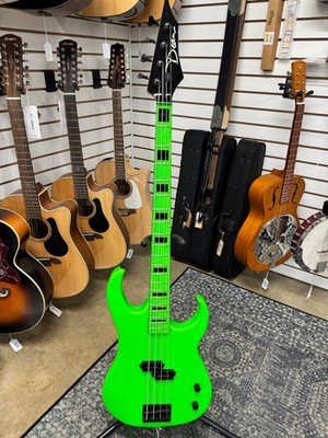 Dean Custom Zone 4-String Bass - Nuclear Green
