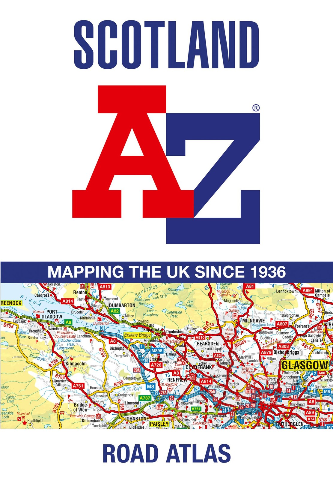 Scotland A-Z Road Atlas by A-Z Maps (Paperback Book) - Image 6