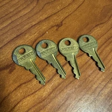 Four Master Lock Company #3461 / Brass Keys / Master / B145