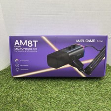 Ampligame Microphone Kit AM8T for Gaming Streaming XLR/USB Black