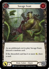 Savage Feast (Blue) - Unlimited Edition NM Flesh and Blood Welcome to Rathe