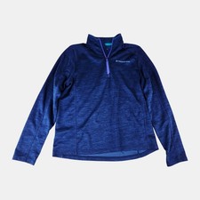 Vineyard Vines Kids Navy Quarter-Zip Performance Pullover