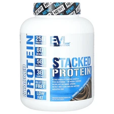 2 X EVLution Nutrition, Stacked Protein, Double Rich Chocolate, 5 lb (2,268 kg)