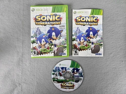 Sonic Generations (Xbox 360, 2011) Complete w/ Manual CIB, TESTED!