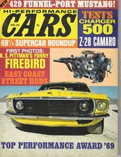 1969 Camaro Z28 Charger 500 Mustang 429 Cj More In Vintage Cars Magazine