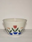 Vintage Fire King Anchor Hocking Tulip Nesting 7.5" Mixing Bowl *FLAWED*