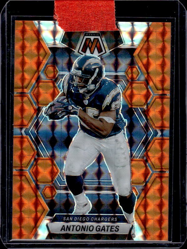 2023 Panini Mosaic #135 Antonio Gates Orange Mosaic #/199