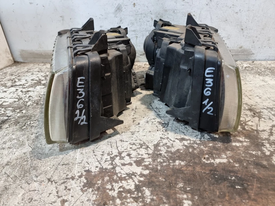 Par de faros derecho O/S izquierdo bmw serie 3 e36 n/s 1998 63,12-8353591 0301087651 Foto 3 de 4