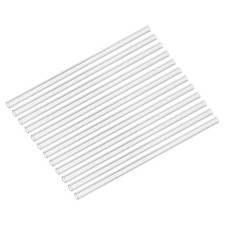 12 Pezzi Tubi Vetro 8" Vetro Borosilicato Soffiatore Tubi Trasparente