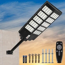 5000W Solar Street Lights, 320 LED Waterproof Outdoor Parking Lot Lights, 850...