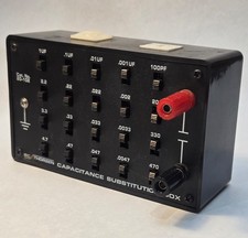 GC Thorsen 20-102 Capacitance Substitution Box Vintage Decade Box Test Equipment