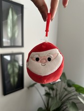 3.5 inch 2018 OG Santa Squishmallow Clip! Tag attached US import hard to find
