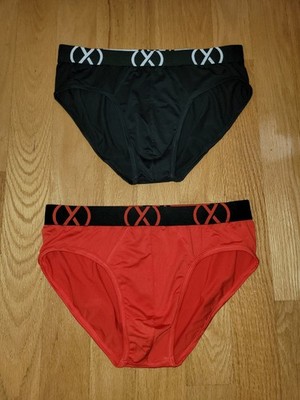 2XIST(X)  Men's Polyester Blend Briefs,  Size L, 2-pack 