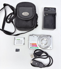 WORKING Samsung ST65 Silver Digital Camera Bundle Bag Battery Charger SD Card