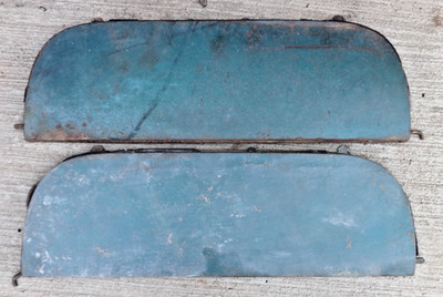 1953 1954 Chevy REAR FENDER SKIRTS Original GM pair