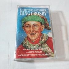 Christmas Favorites Bing Crosby Cassette Tape.                101