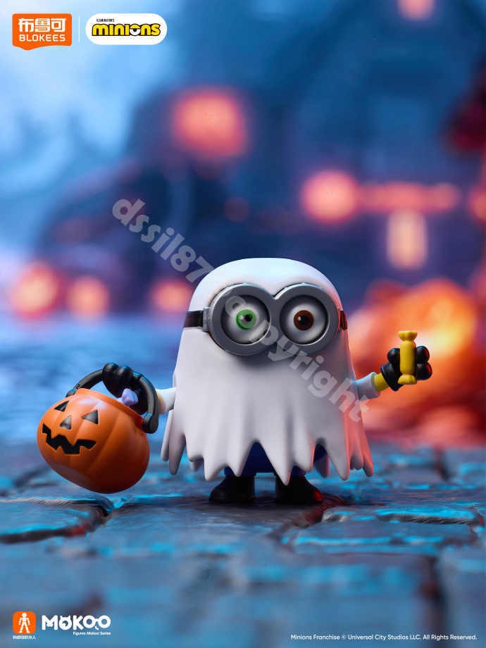 Blokees Minions Halloween Ver. Mokoo Series 3th Blind Box Assembly