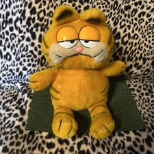 Vtg. Giant Jumbo Garfield 1981 Plush 14 Sitting-Dakin, Inc. vintage