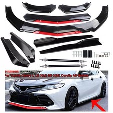 For Toyota Camry Front Bumper Lip Spoiler Splitter Body Kit Side Skirt Rear Lip