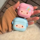 For AirPods 1 2 3 4 Pro 2 Pro 3 Kawaii Ins Twin Girl Pastel Soft Protective Case