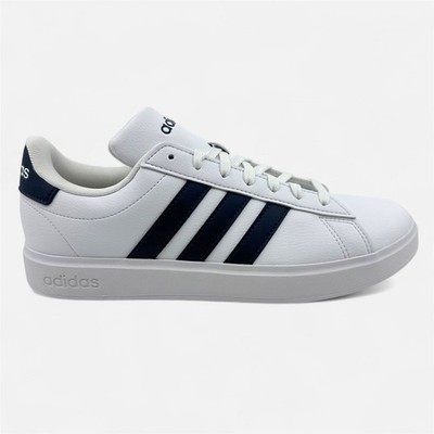 Adidas Grand Court 2.0 White Legend Ink Mens Athletic Sneaker