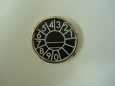 Automatic Electric  telephone dial center set  chrome