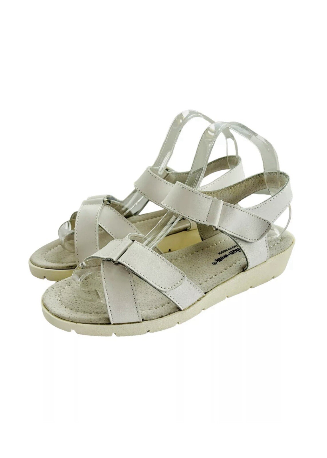 APL Sandali Cushion Walk in pelle bianca Madison taglia UK 6 nuovi