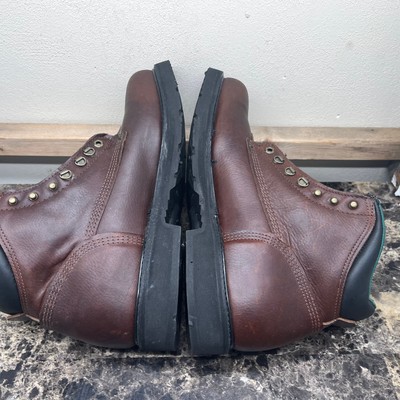 Carolina Soft Toe Sarge Lo 309 Mens 14 Brown Leather‎ Lace Up Utility Boots USA Amazon.com | Carolina Men main image 4