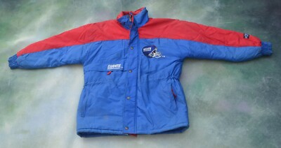 Vintage Logo 7 NFL New York Giants Winter Jacket Size Youth L (14