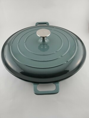 Amazon Basics Enameled Cast Iron Covered Caserole SMALL  DEFECTS