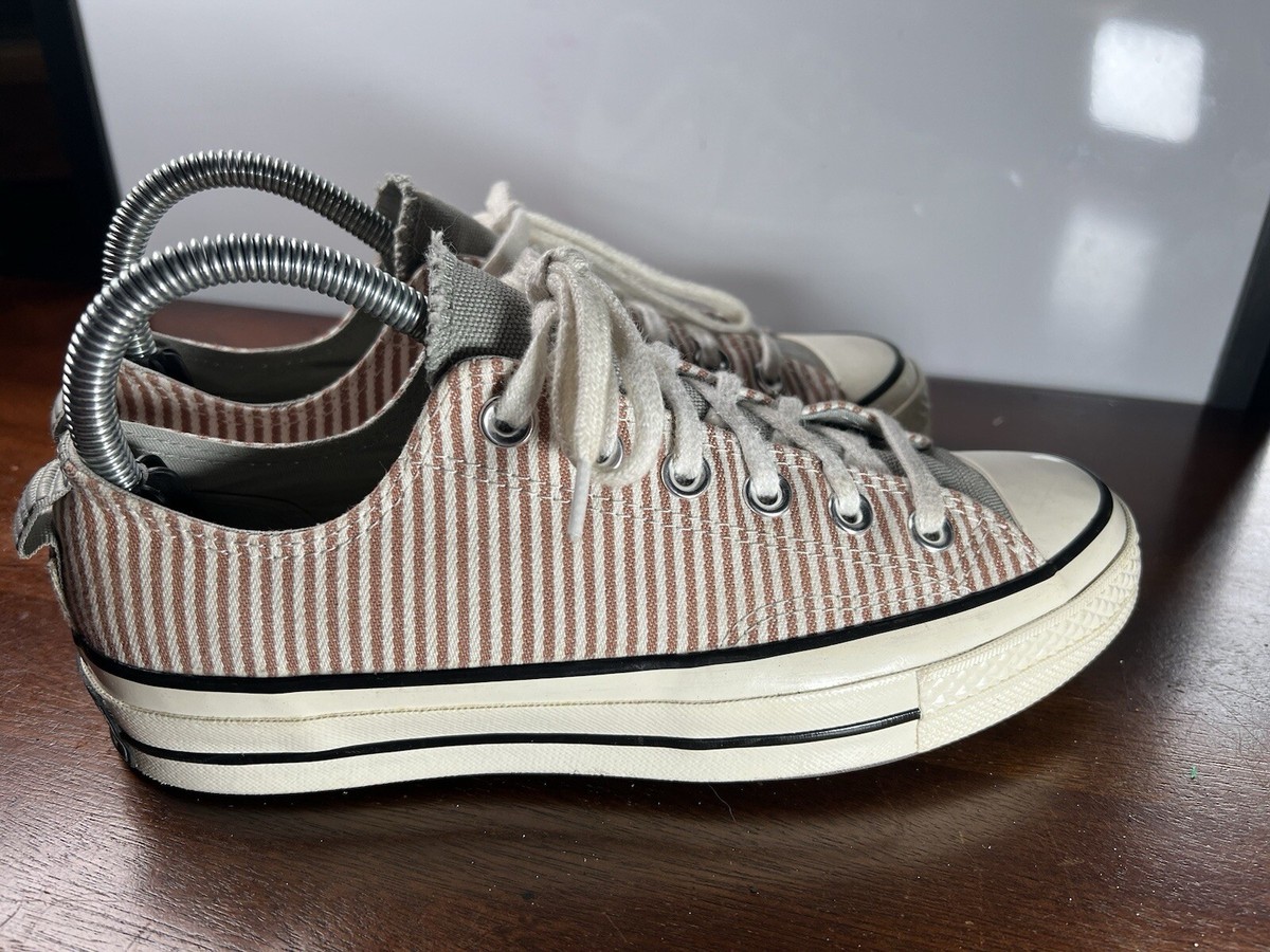 Converse Chuck 70 Crafted Stripe Shoe Clay/Slate/Sage Mens