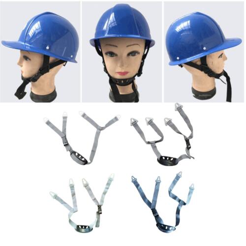 Safety Helmet Chin Strap Helmet Jaw Strap Universal Cupped Durable with Buckle - Afbeelding 1 van 13