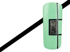 Nail Art Pinstripes SCHWARZ Deko Sticker Tape Zierstreifen selbstklebend Stripes