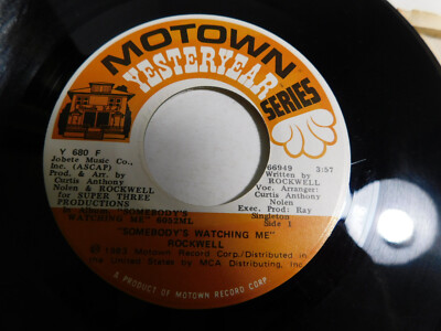 Rockwell   Somebody's Watching Me 7'' Single 1983 Y 680 F