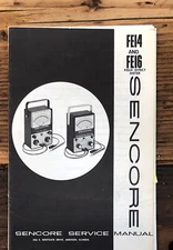 Sencore Model FE14 FE16 Field Effect Meter  Owner / User Manual *Original*