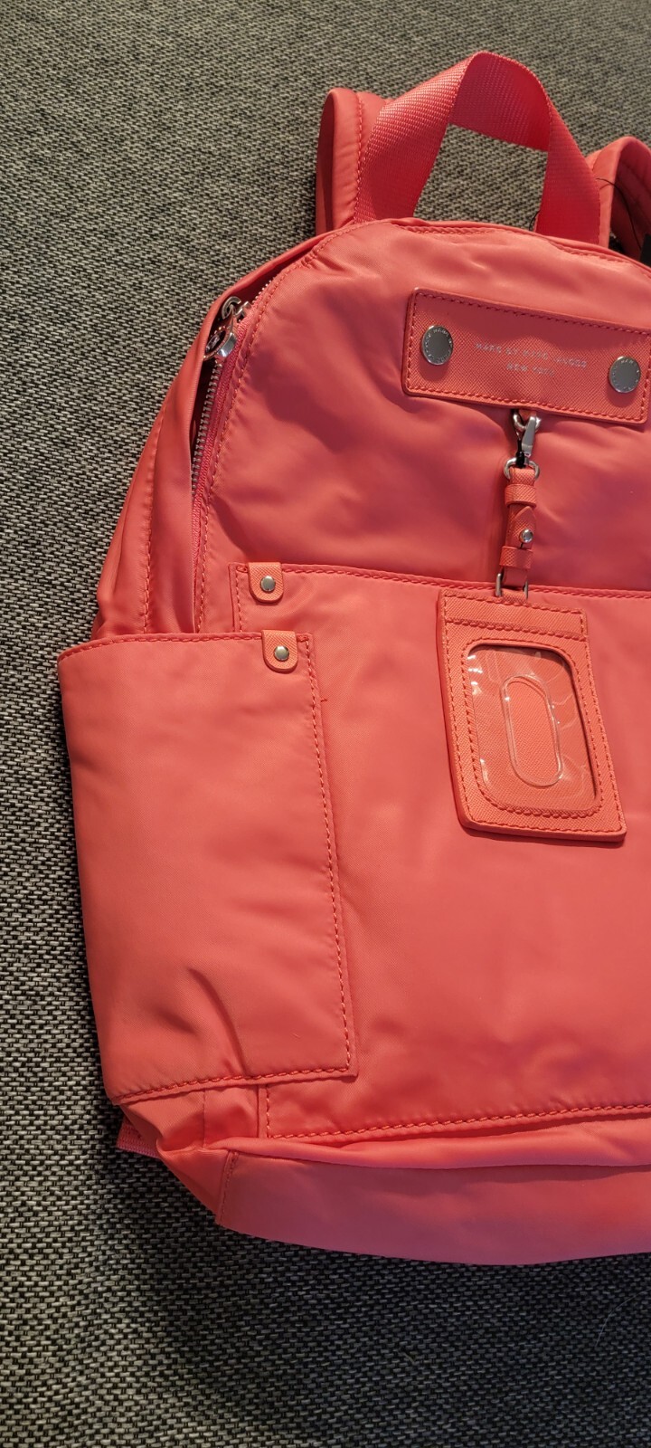 Rare Marc Jacobs Preppy Nylon Coral Backpack - NWT & Stylish image 8