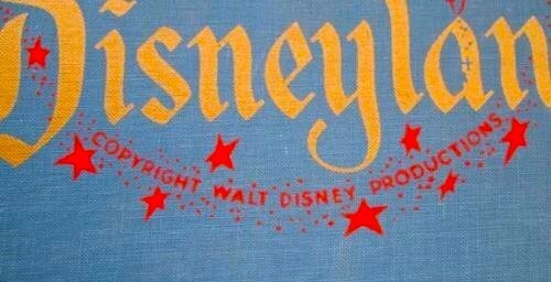 VERY EARLY DISNEYLAND NOTEBOOK 3-RING BINDER VINTAGE 1955 - Picture 2 of 5