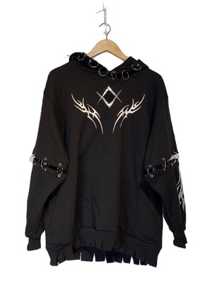 REFLEM FREE COTTON Black HOODIE Used | eBay