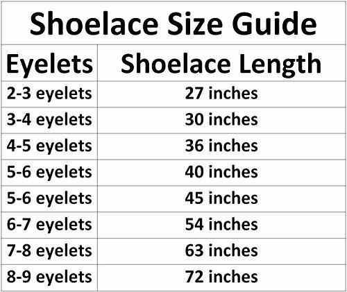 length of shoelaces for converse