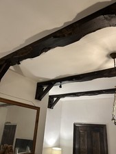 Reclaimed Character￼ Ceiling Timber Beams, Hand Finished, 3.8m & 4.3m Length 