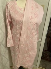 Pakistani Indian Three Piece Suit.Color Pink.Brand New.