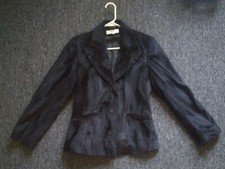 Nwot Mitsu London Black Velour Dress Jacket Classy Small Sm..one Of A Kind!