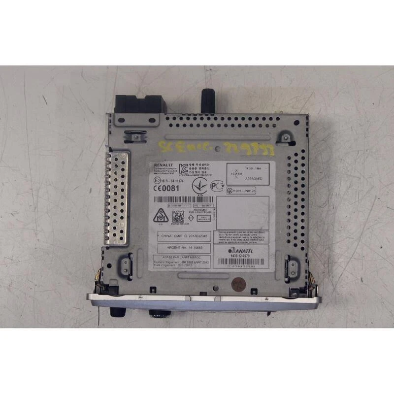 RADIO FÜR RENAULT SCENIC - SCENIC X-MOD (13-16) 1.5 DCI (81KW) MNV 2013 - Bild 2 von 4