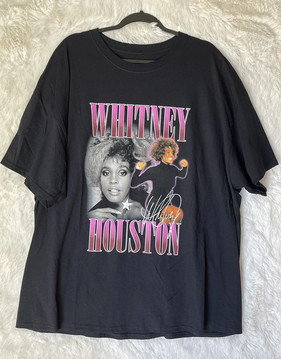 whitney houston tee shirt