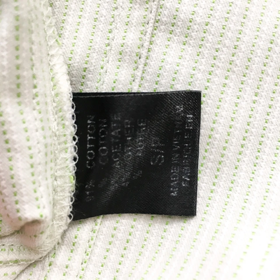 Tahari Womens Suit Jacket Blazer Green Stripe Long Sleeve 4 Pocket Short S - Изображение 4 из 4