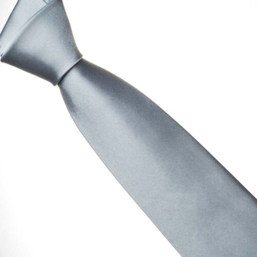 Mens Formal Casual Wedding Groomsmen Solid Plain Colour 8 or 10cm Necktie Ties - Picture 79 of 92
